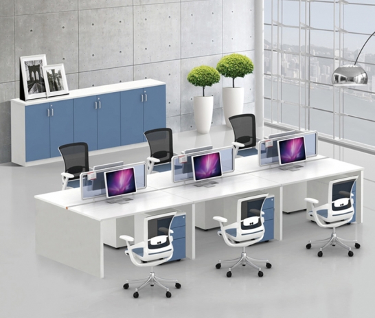 四平板式桌上屏（帶活動(dòng)柜）